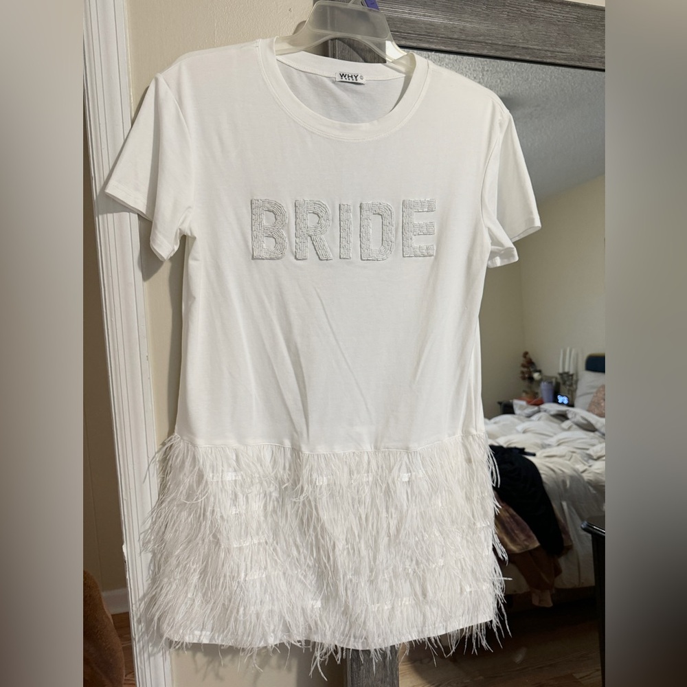 Unique “Bride” T-Shirt Dress